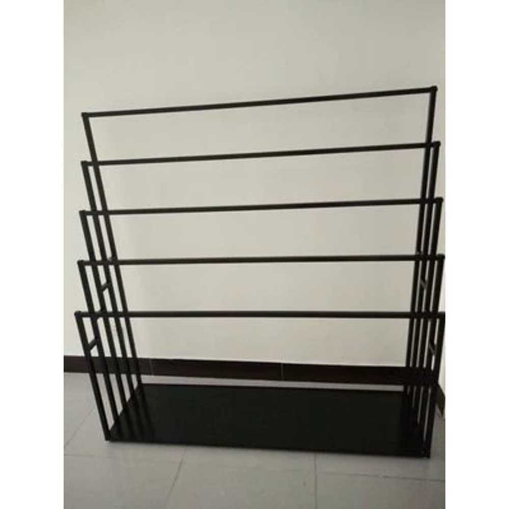 철제 수건 걸이 계단식 선반 스카프 목도리 매대 60x40x150 - 상품 이미지