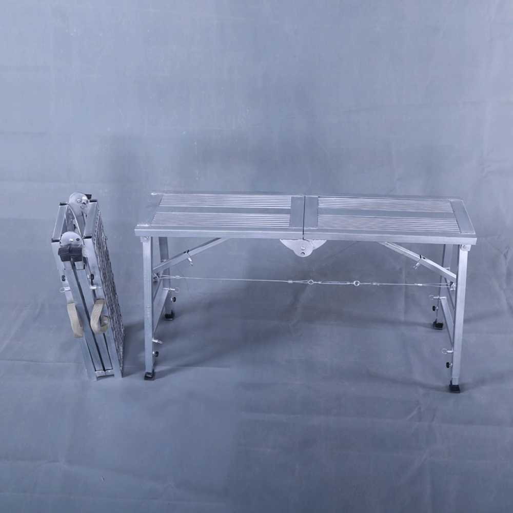 우마 사다리 접이식 일자사다리 도배 작업 안전 발판 120x30 - 상세 이미지 4