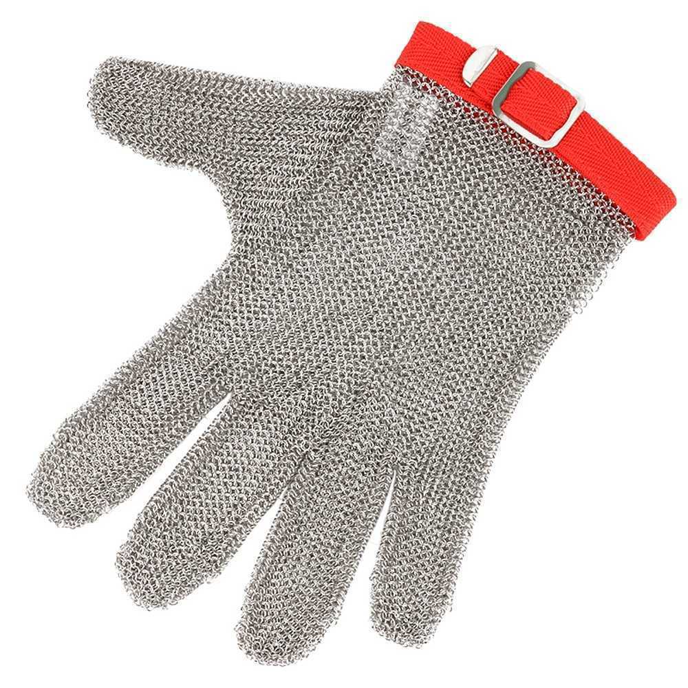 스테인리스 장갑 조리용 손베임 절단방지 방검 3손가락 M - 상세 이미지 2