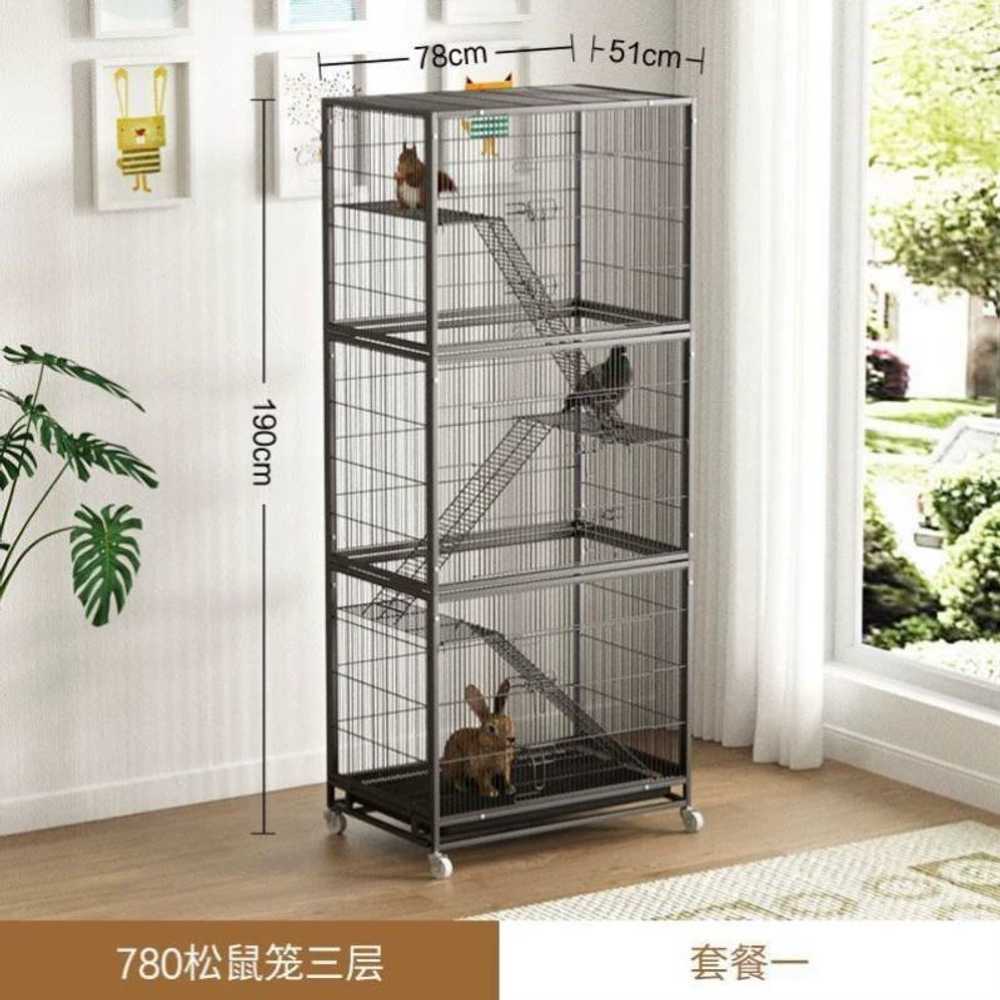 슈가글라이더 케이지 친칠라 실내 햄스터 대형 사육장 600 2단 - 상세 이미지 4