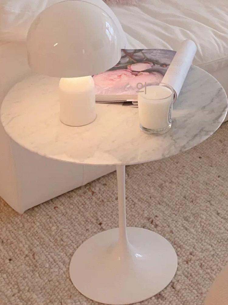 사이드테이블 협탁 티테이블 사이드 책상 거실 원형 - 상세 이미지 4