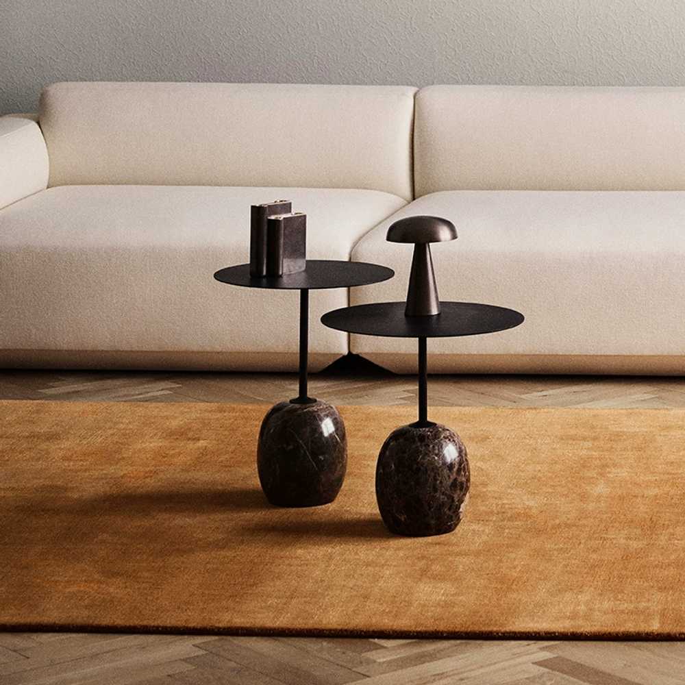 사이드 테이블 침실 소파 옆 커피 협탁 원형 탁자 D40xH50CM - 상세 이미지 2