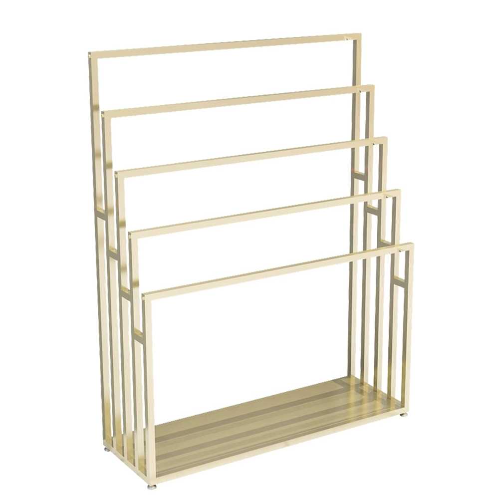 철제 수건 걸이 계단식 선반 스카프 목도리 매대 60x40x150 이미지 6