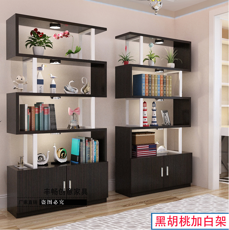 디자인 책장 파티션 독특한 모듈 거실 인테리어 선반 3단 80cm - 상세 이미지 3
