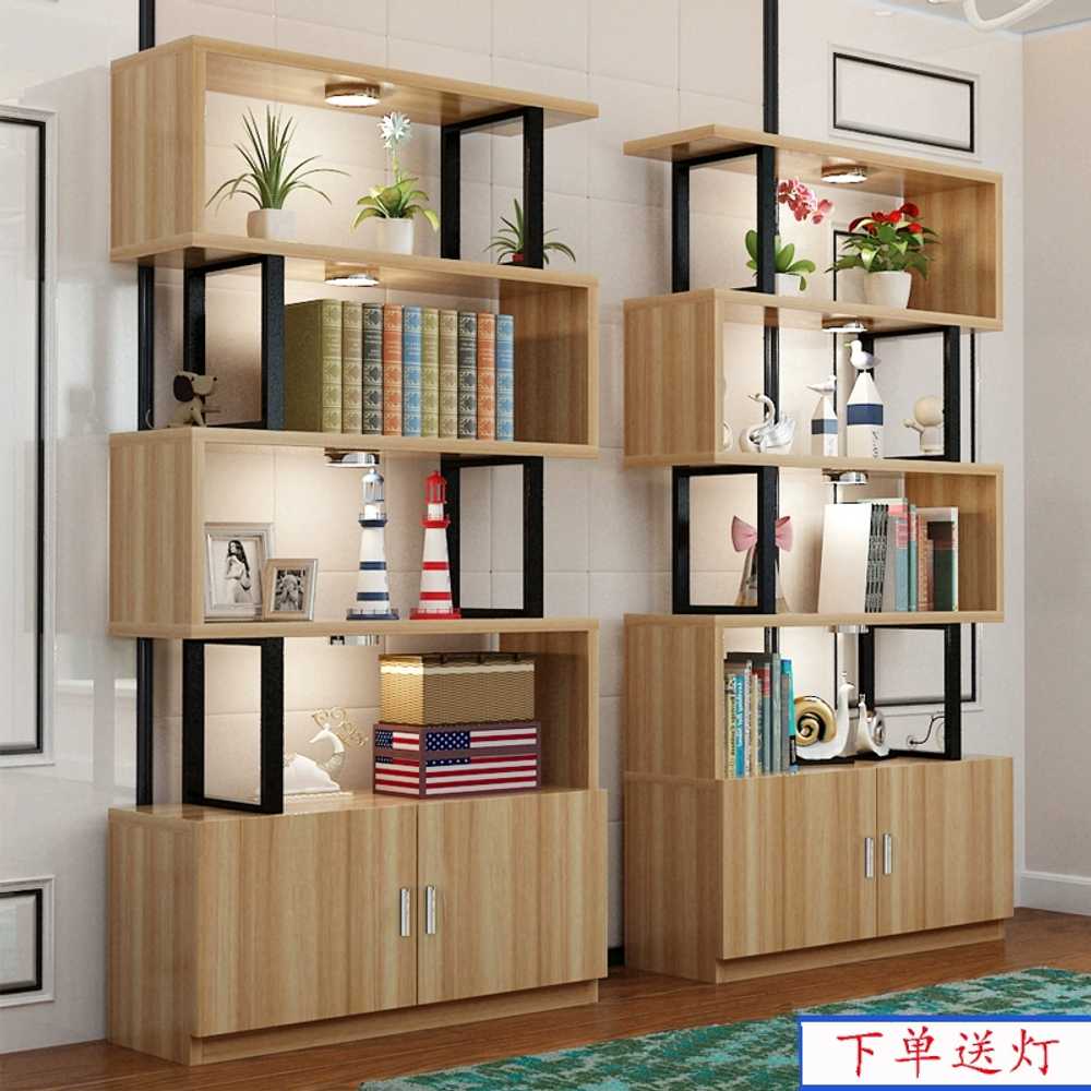 디자인 책장 파티션 독특한 모듈 거실 인테리어 선반 3단 80cm - 상세 이미지 4