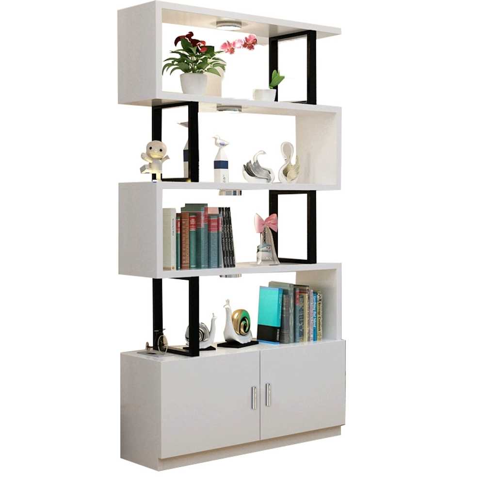 디자인 책장 파티션 독특한 모듈 거실 인테리어 선반 3단 80cm - 상세 이미지 5