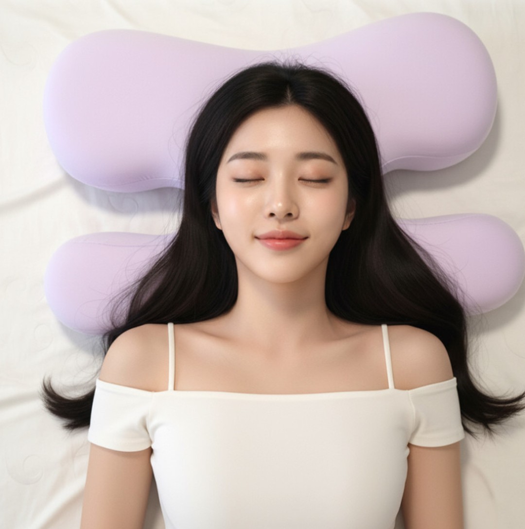 하코알 코코베개 피어싱 베개 귀 구멍 옆잠 메모리폼 - 상품 이미지