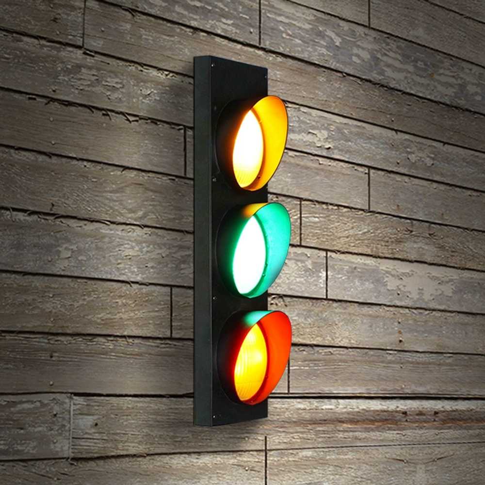 인테리어 LED 감성 조명 카페 술집 펍 인테리어 신호등 램프 단면 3색 - 상세 이미지 3