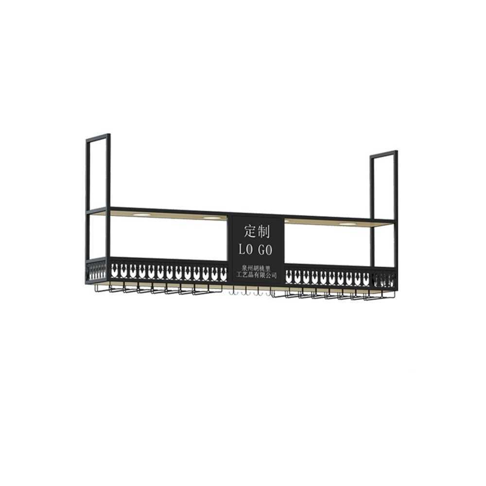 벽 거치 와인 랙 렉 양주 위스키 진열 보관함 수납장 100x30x80 - 상세 이미지 2