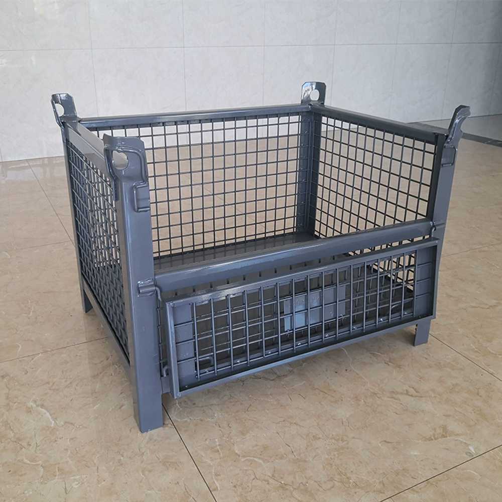 접이식 울타리 파레트 철제 바스켓 창고 반도어 800x600x660 - 상세 이미지 3