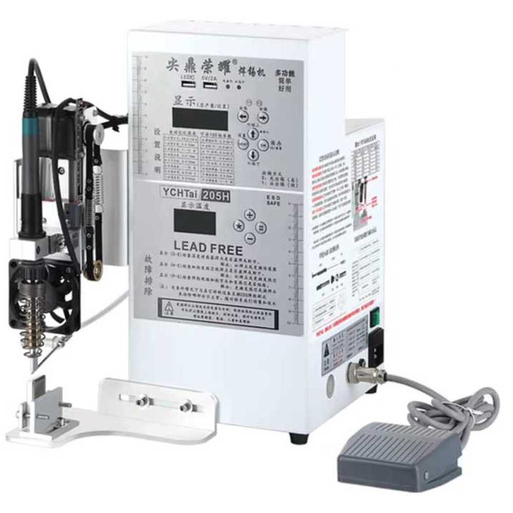 자동 납땜기 전기 페달식 용접 땜질 납땜 도금 인두기 150w - 상품 이미지