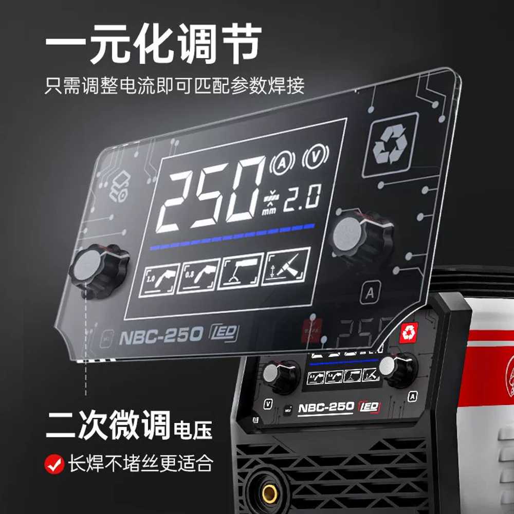 가정용 논가스 용접기 CO2 알곤 노가스 스폿 인버터 전기세트 - 상세 이미지 5