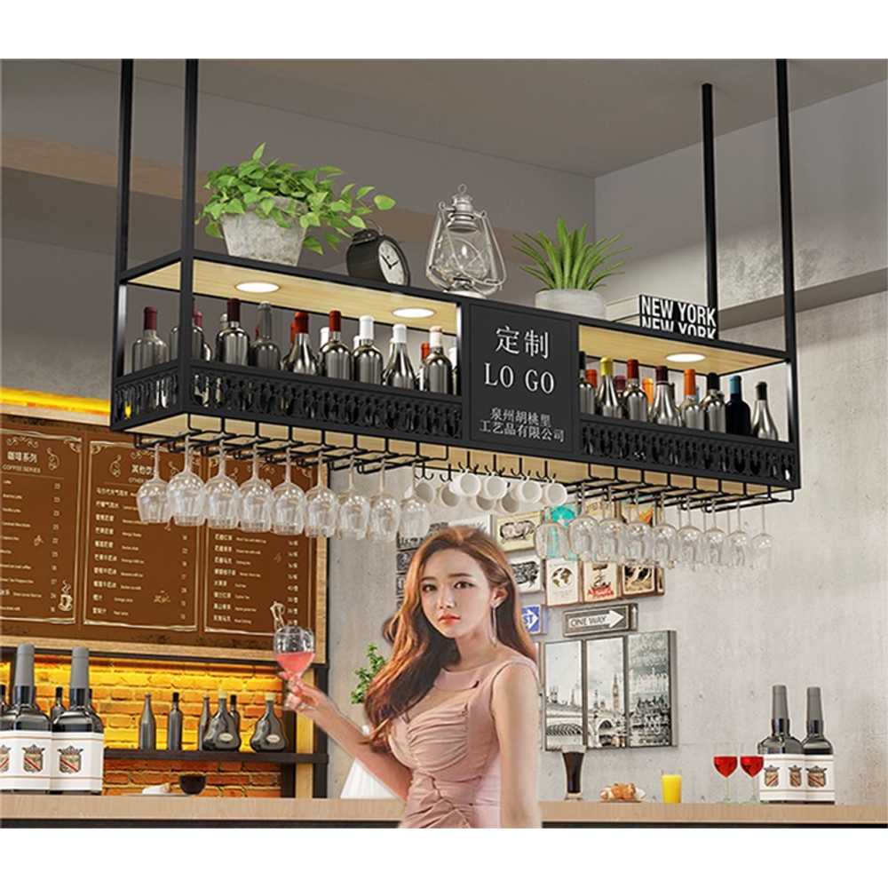 벽 거치 와인 랙 렉 양주 위스키 진열 보관함 수납장 100x30x80 - 상세 이미지 4