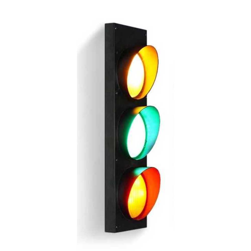 인테리어 LED 감성 조명 카페 술집 펍 인테리어 신호등 램프 단면 3색 - 상품 이미지