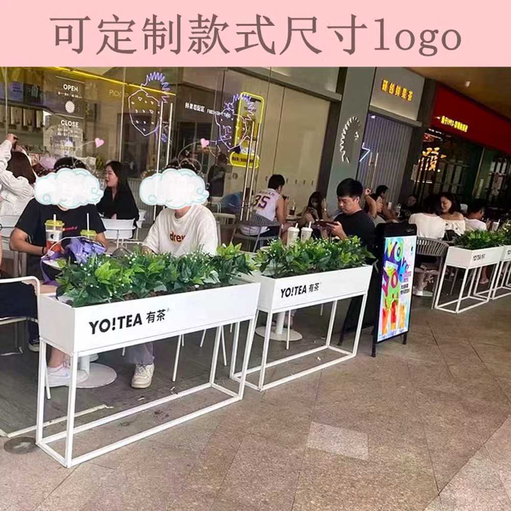 칸막이 화분 야외 대형 꽃상자 인테리어 플랜트박스 80x25x60 - 상세 이미지 2