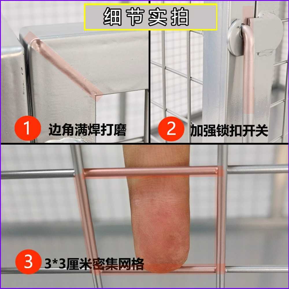 바스켓 카트 짐수레 물류창고 운반 소형 5인치 나일론 - 상세 이미지 5