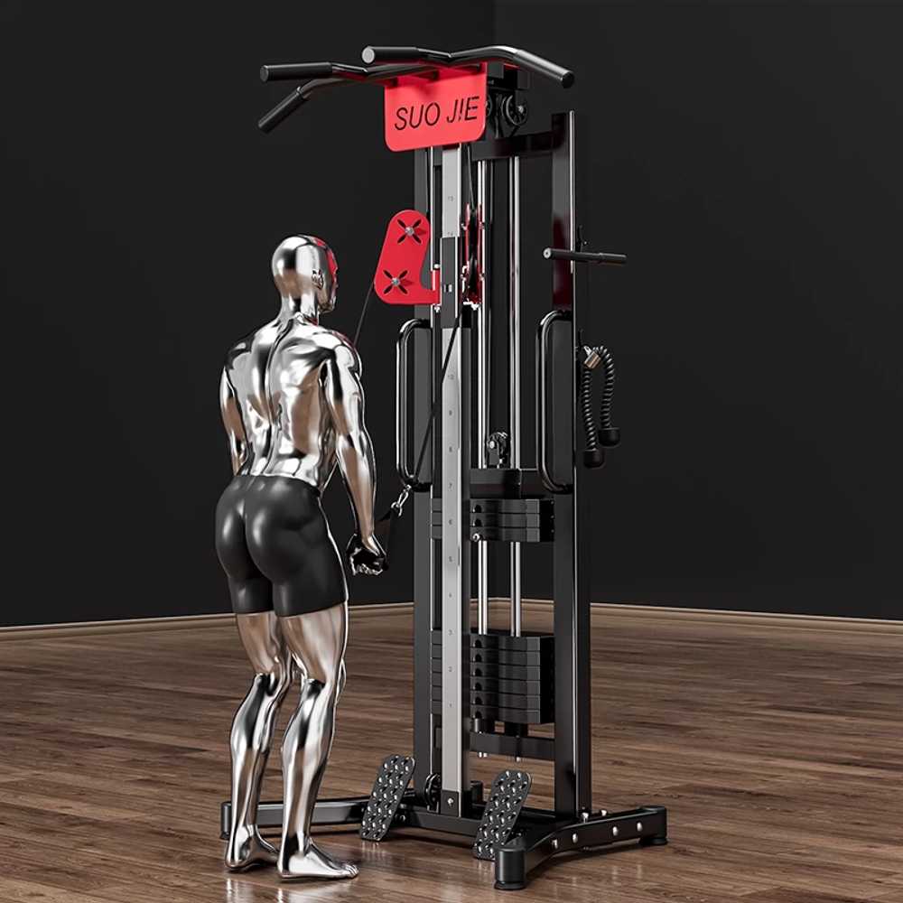 싱글케이블머신 홈짐 등운동 케이블 랫풀다운 싱글랙 70KG - 상세 이미지 5