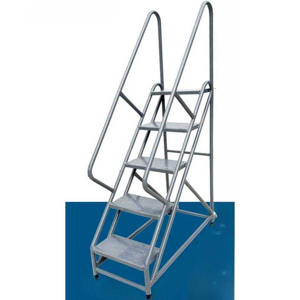 안전 난간 사다리 계단식 고소작업 물류 창고 작업대 3단 75cm - 상세 이미지 2