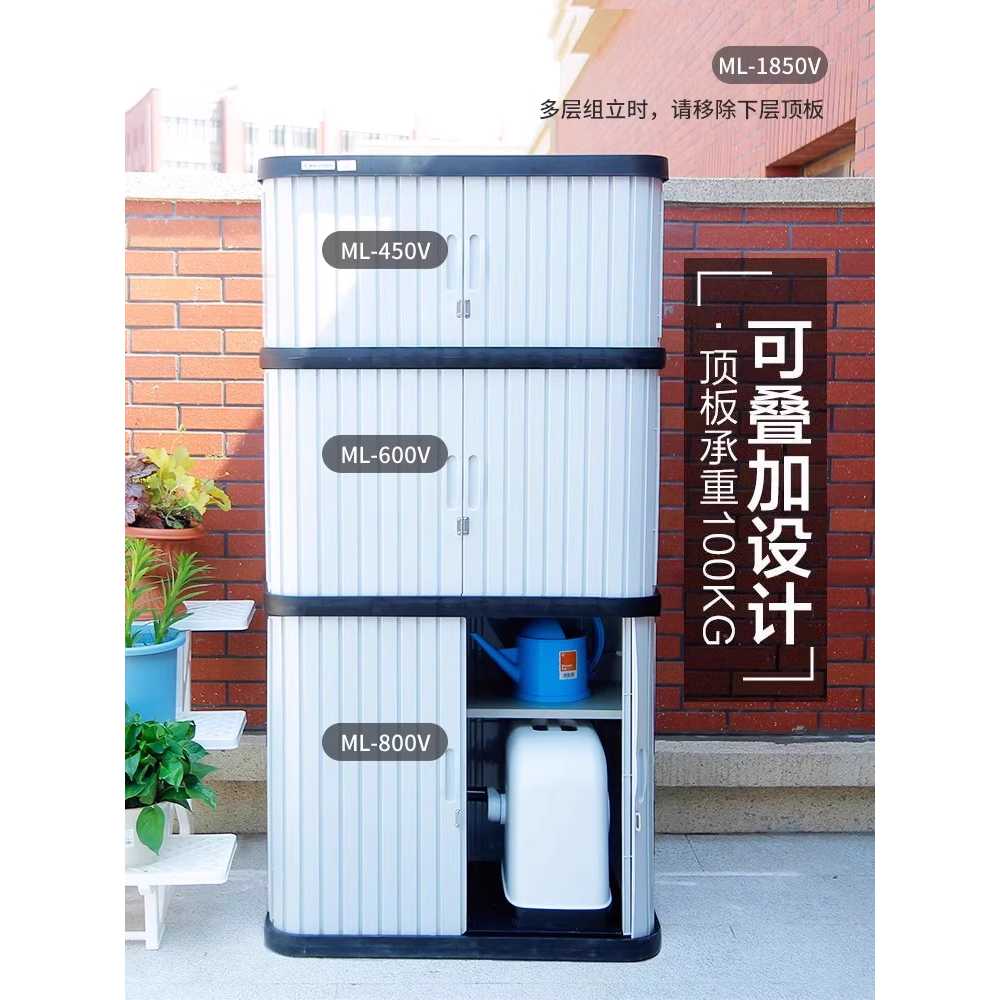 DIY 베란다 수납장 창고 방수 슬라이드 캐비닛 거실 2단 120CM 1250V 이미지 6