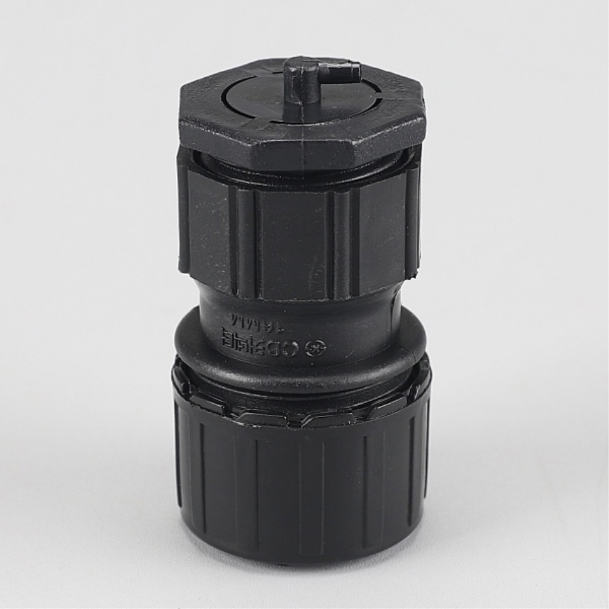 CD 파이프 콘넥타 전선관 전기공사 배관 박스 연결 커넥터 16mm 흑색 1봉 10개 - 상세 이미지 4