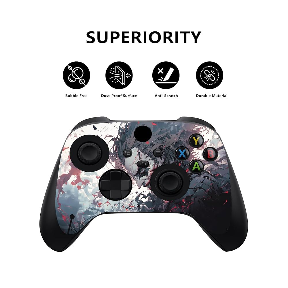Killing Clown Custom Vinyl Skins for Xbox Core Wireless Controller, Wrap Decal Cover Stickers Series - 상세 이미지 2