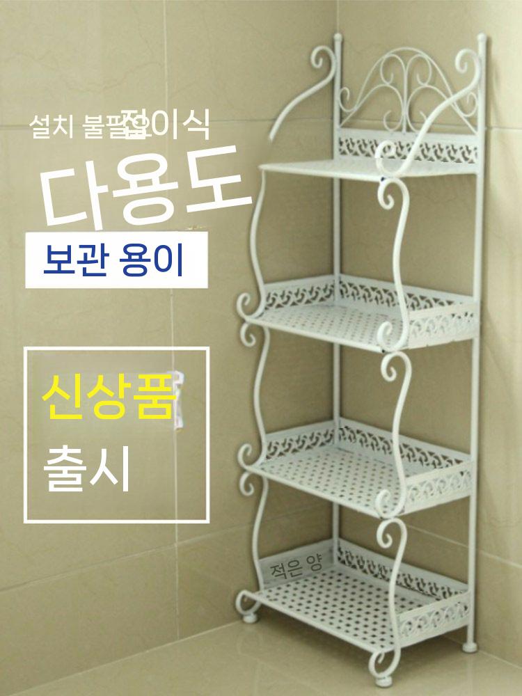 화분선반 철제 화분진열대 스탠드 베란다 엔틱 플랜트 3단 - 상세 이미지 3