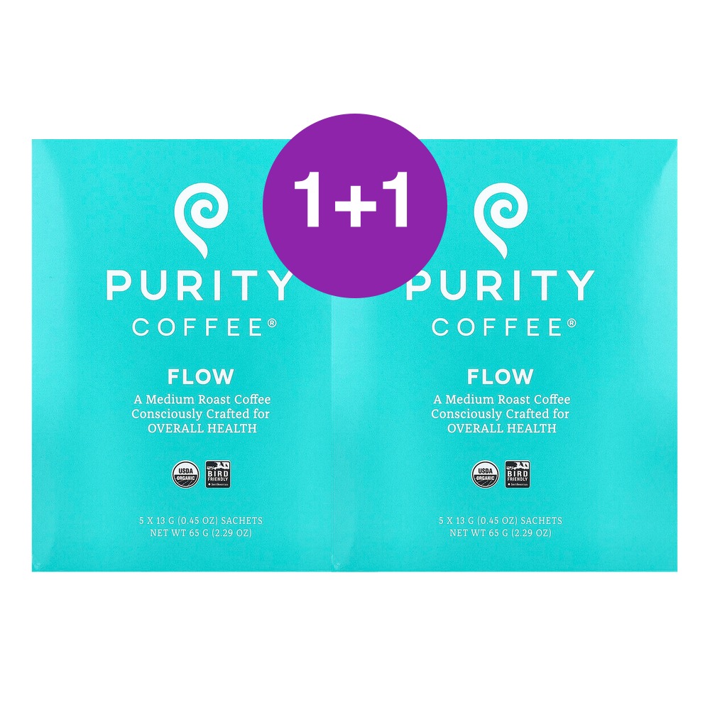 Purity Coffee Flow 티백 미디엄 로스트 65g, 2개 - 상품 이미지
