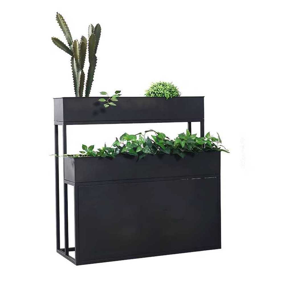 화분 파티션 공간 분리 철제 레스토랑 선반 받침대 길이60x폭40x높이80cm - 상품 이미지
