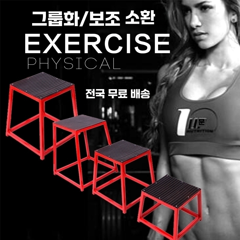 점핑박스 크로스핏 체육관 계단 스텝 벤치 코어 점프 30cm - 상세 이미지 2