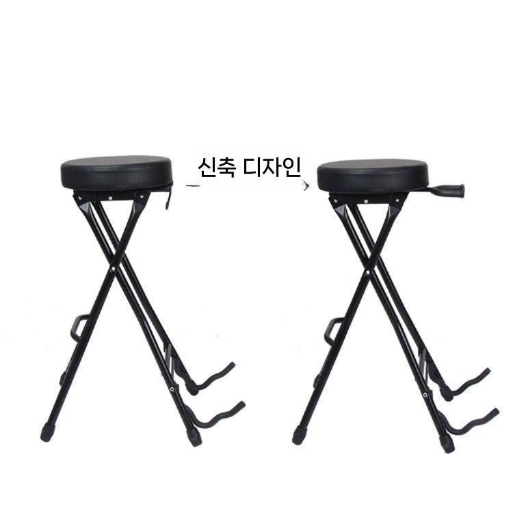 기타 스탠드 의자 스툴 벤치 일체형 악기 거치대 연주용 - 상세 이미지 4