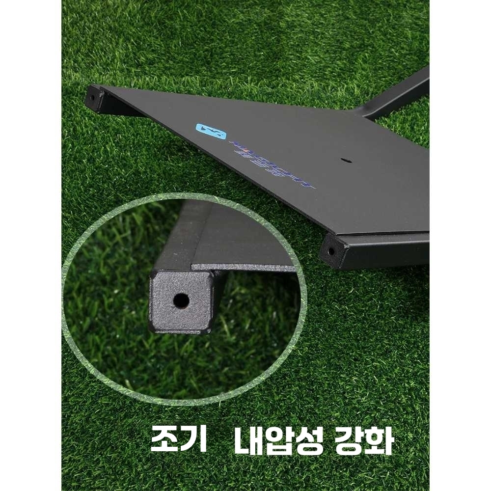 원판 썰매 끌기 거치대 트레이닝 크로스핏 짐슬레드 두꺼운 기둥 - 상세 이미지 5