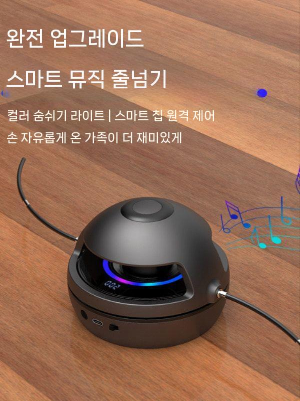 회전 자동줄넘기 기계 홈트 유산소 실내 점프 줄없는 화이트 - 상세 이미지 4