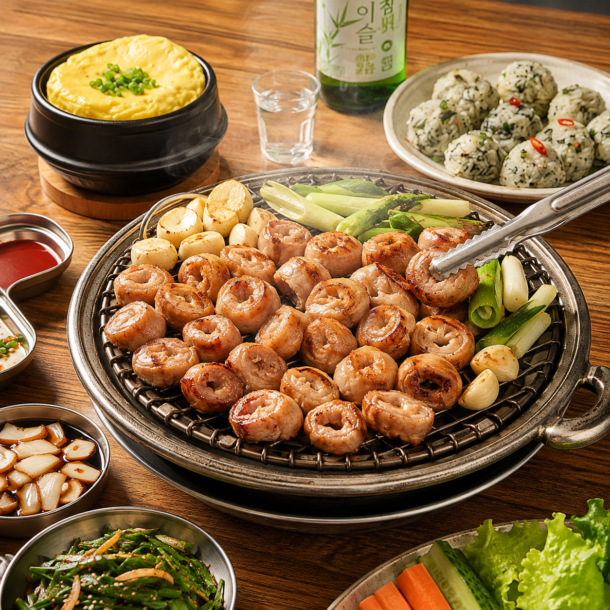 참도깨비 부산 깡통야시장 초벌 통막창500g 캠핑 에어프라이어 캠핑 막창 곱창 - 상품 이미지