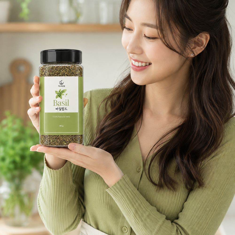 지노네상점 바질럽드 20g 90g 바질분말 40g 200g 건조 허브 향신료 - 상세 이미지 2