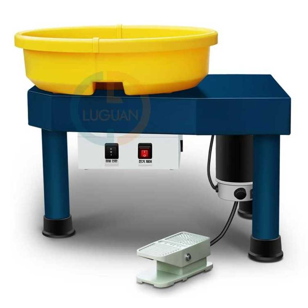 전기 도자기 물레 만들기 턴 테이블 공방 진흙 도예 200W+페달 모델 - 상품 이미지