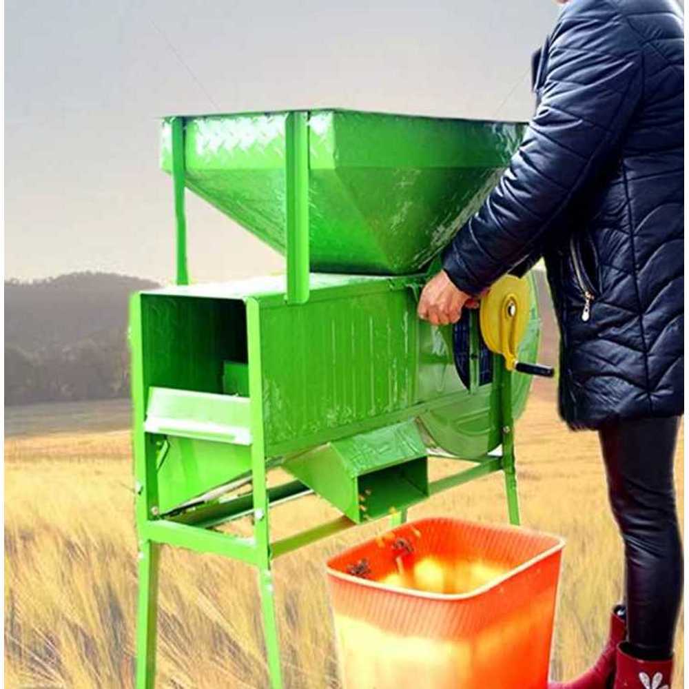 들깨 풍구 콩 선별기 정선기 농업용 탈곡기 곡물 씨앗 150W 수동 모델 - 상품 이미지