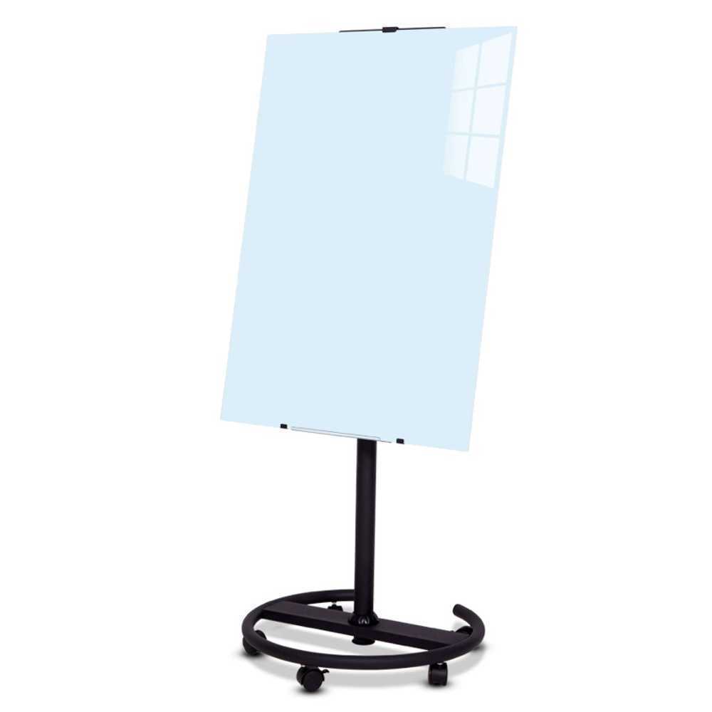 이동식 화이트보드 스탠드 보드판 바퀴달린 칠판 학원 60x90cm+화이트스탠드 - 상품 이미지