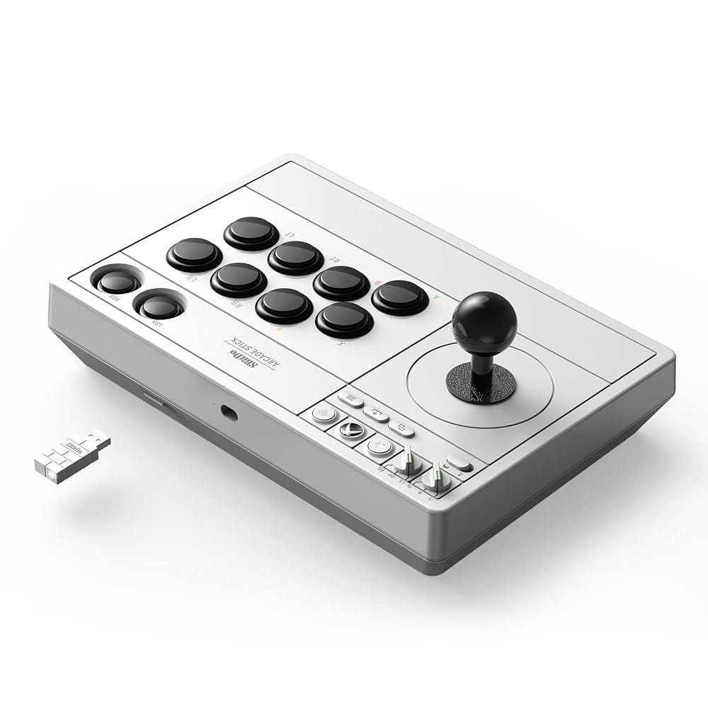 8Bitdo 엑스박스 무선 아케이드 스틱 화이트 White - 상세 이미지 2