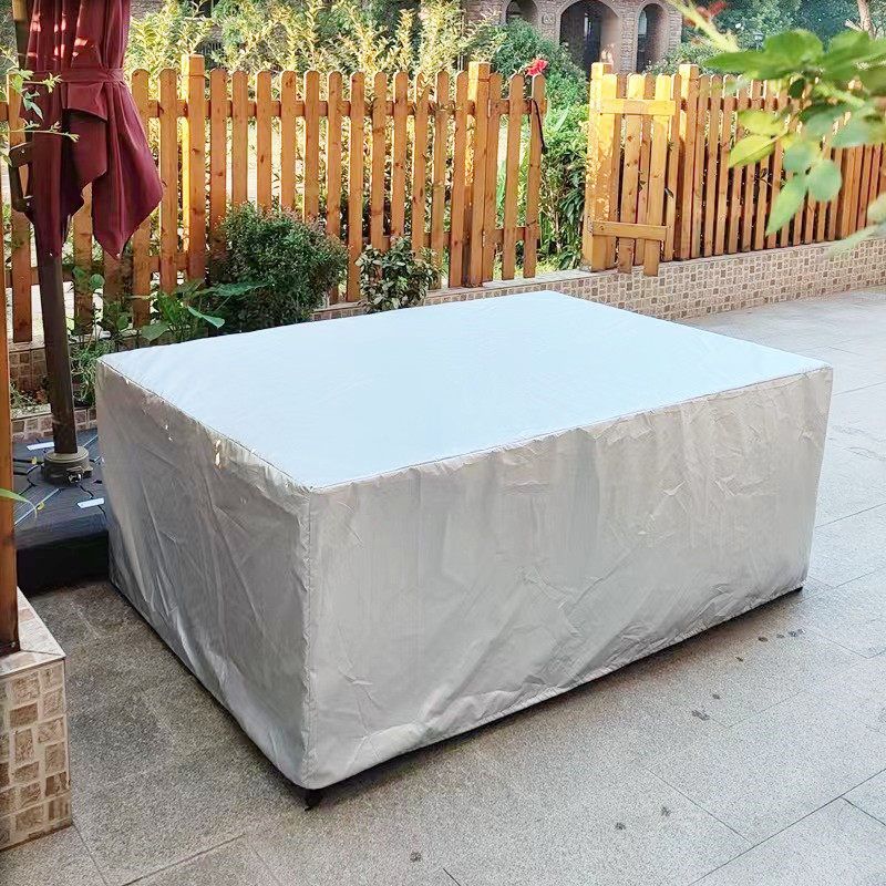 야외가구 커버 덮개 방수 가전 비닐 천막 바람막이 실버 170x94x70cm - 상세 이미지 3