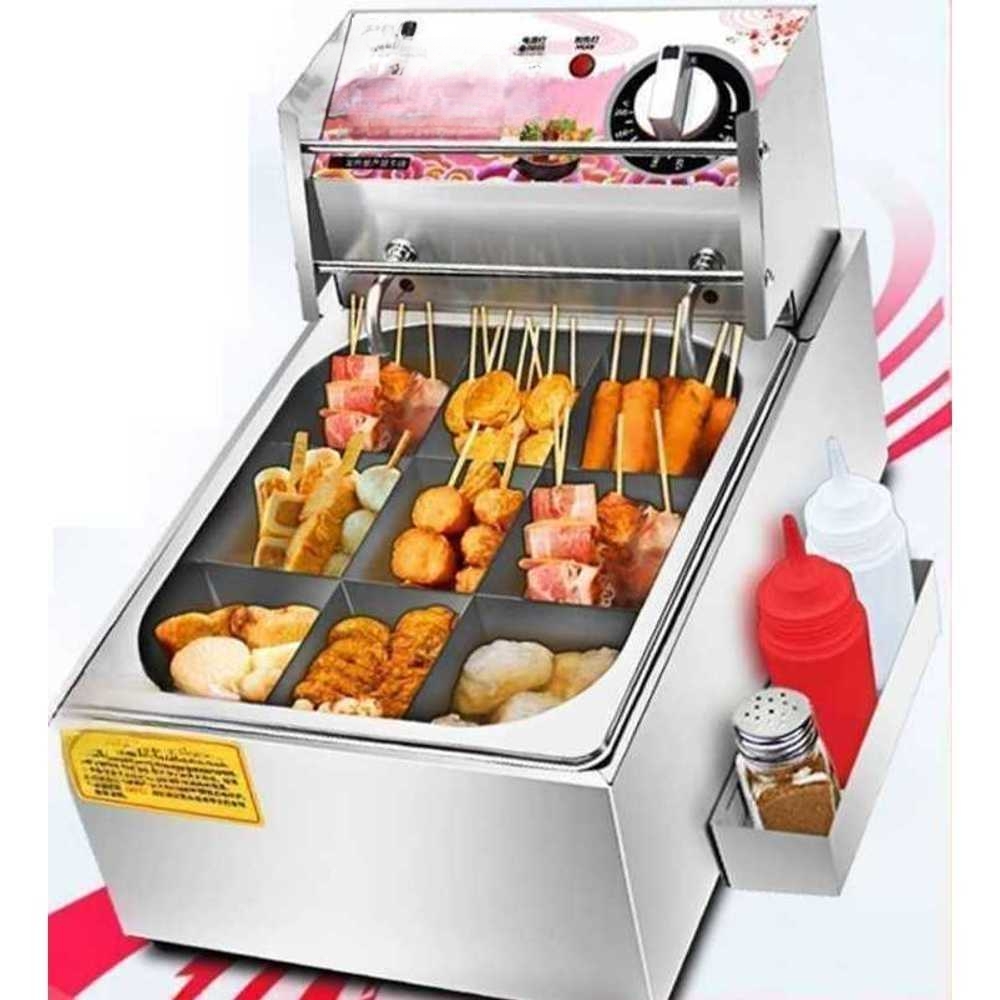 오뎅조리기 전기 꼬치 어묵 포장마차 분식집 업소용 (전력 2.5kw) 9구 실린더 - 메인 이미지