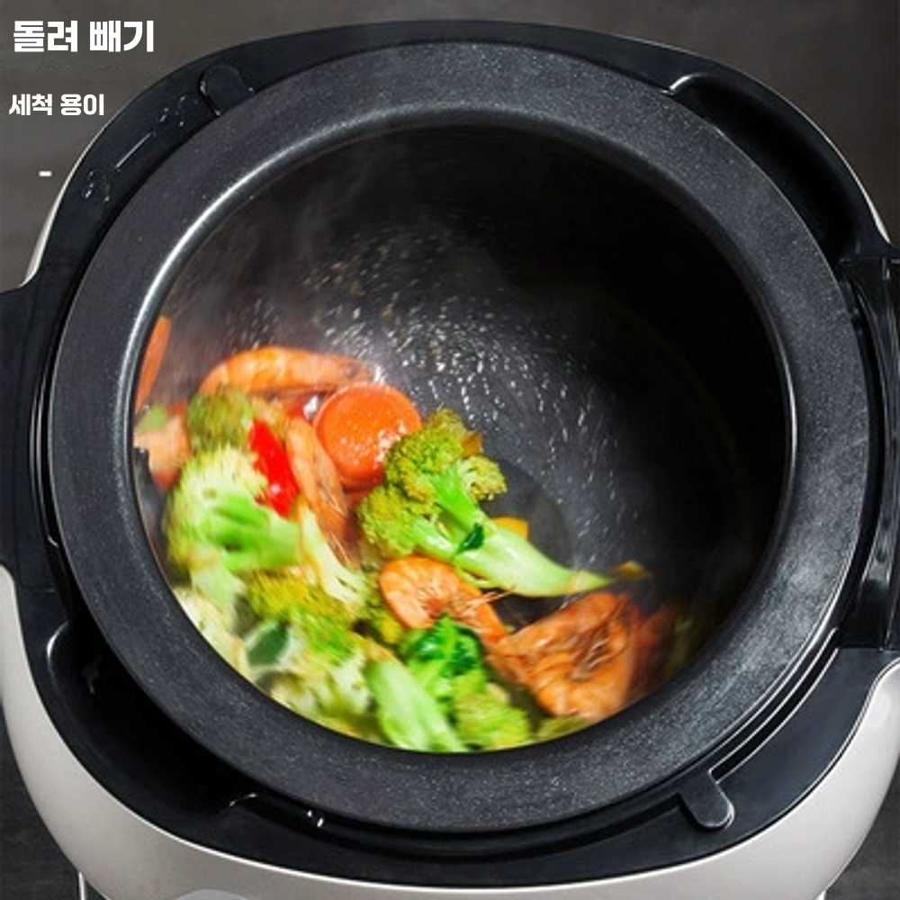 자동볶음기 다기능 자동웍 회전 기계 영업용 닭갈비 (220V) CM800모델(사진참고) - 상세 이미지 2