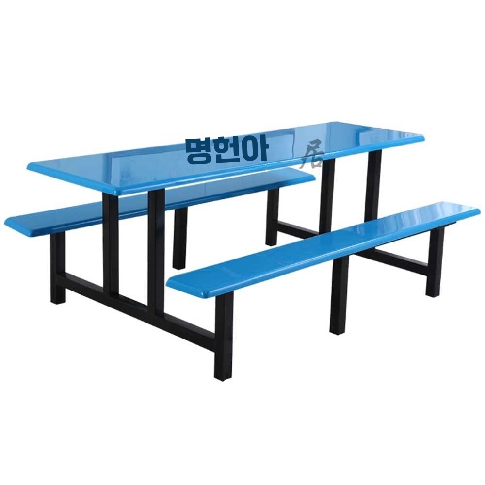 야외 매점 테이블 공장 식탁 사무실 펜션 학교 테라스 4인용 테이블 - 상세 이미지 5