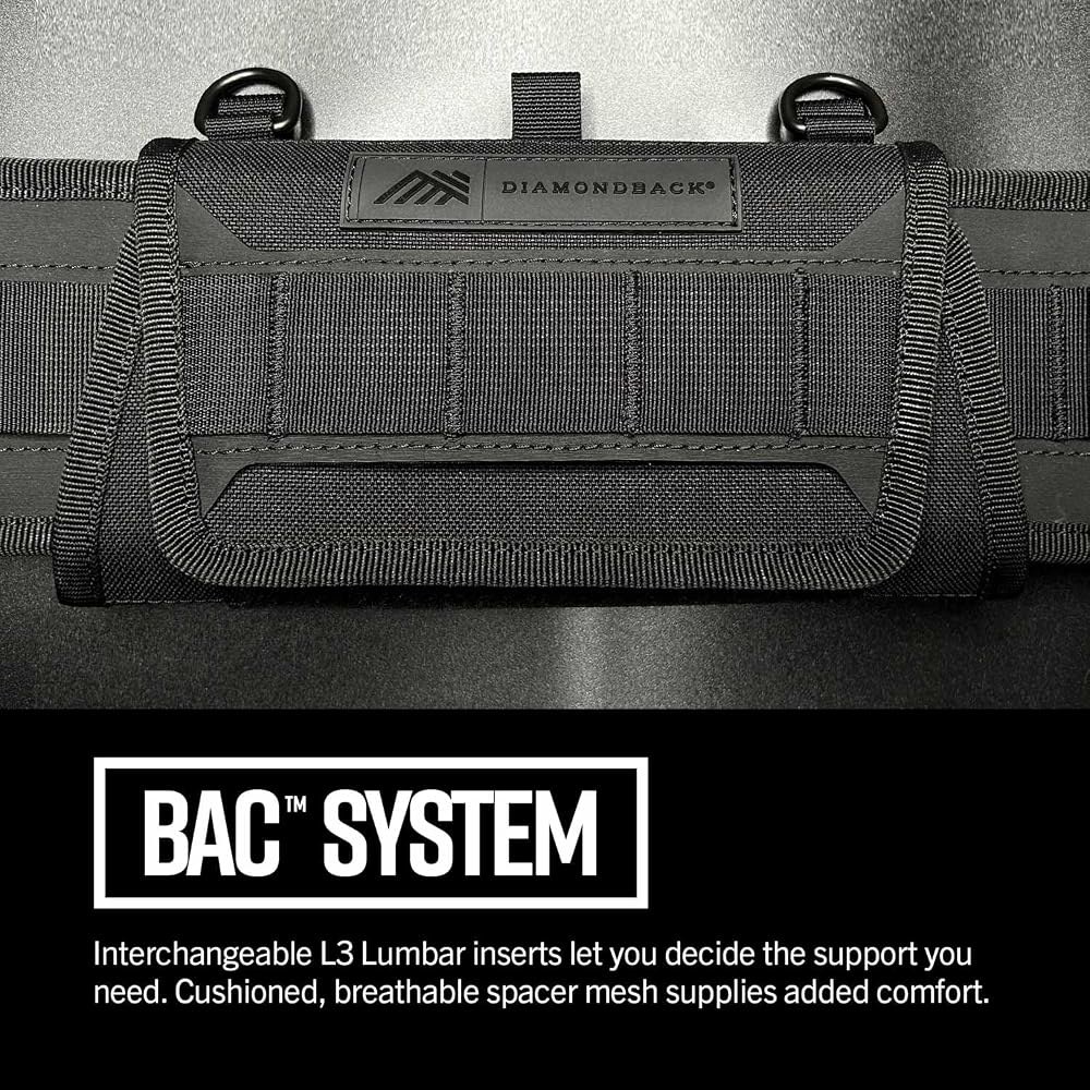 Diamondback Tempo Tool 벨트 - 남성용 (XS/S) 요추 지지대가 파우치용 있는 유틸리티 포인트가 부착 10개의 공구 XS/S - 상세 이미지 2