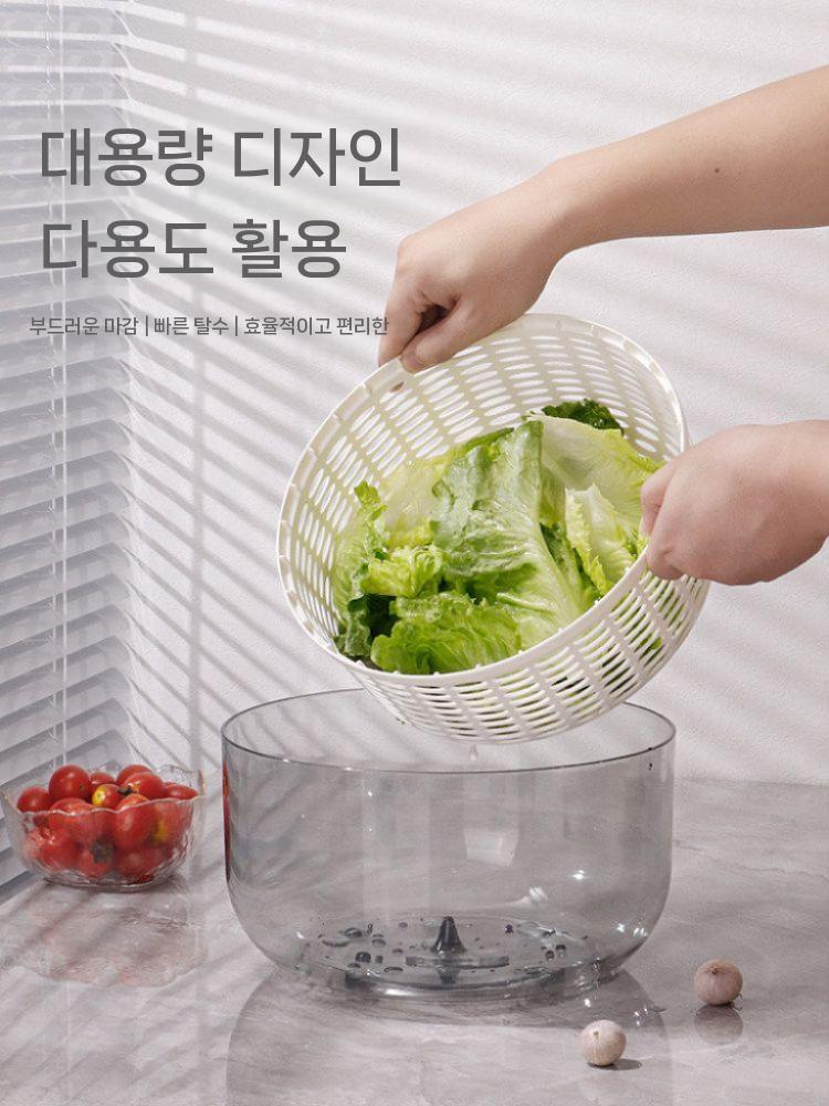 자동 야채 탈수기 음식 오이지 나물 업소용 압착기 4.5L - 상세 이미지 5