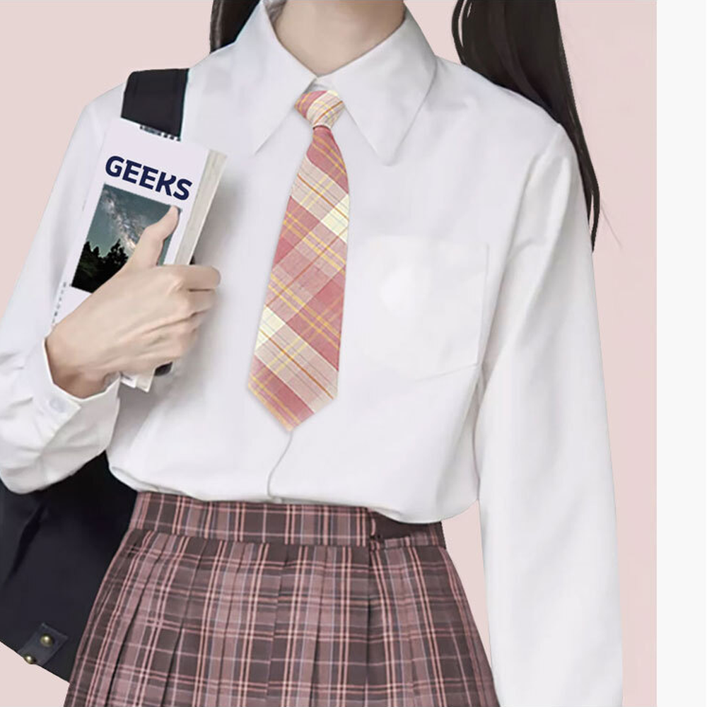 감성체크교복코디자동넥타이 네이비스쿨룩간편넥타이 패턴캐주얼룩 10가지디자인 - 상세 이미지 3