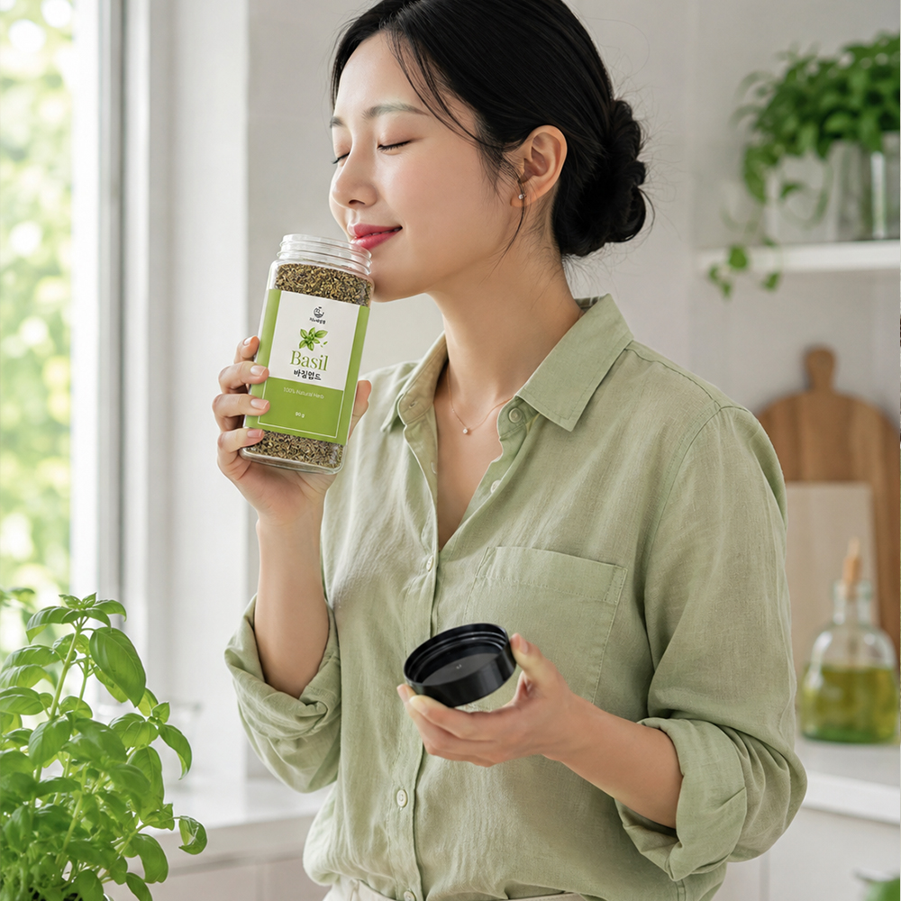 지노네상점 바질럽드 20g 90g 바질분말 40g 200g 건조 허브 향신료 - 상세 이미지 3
