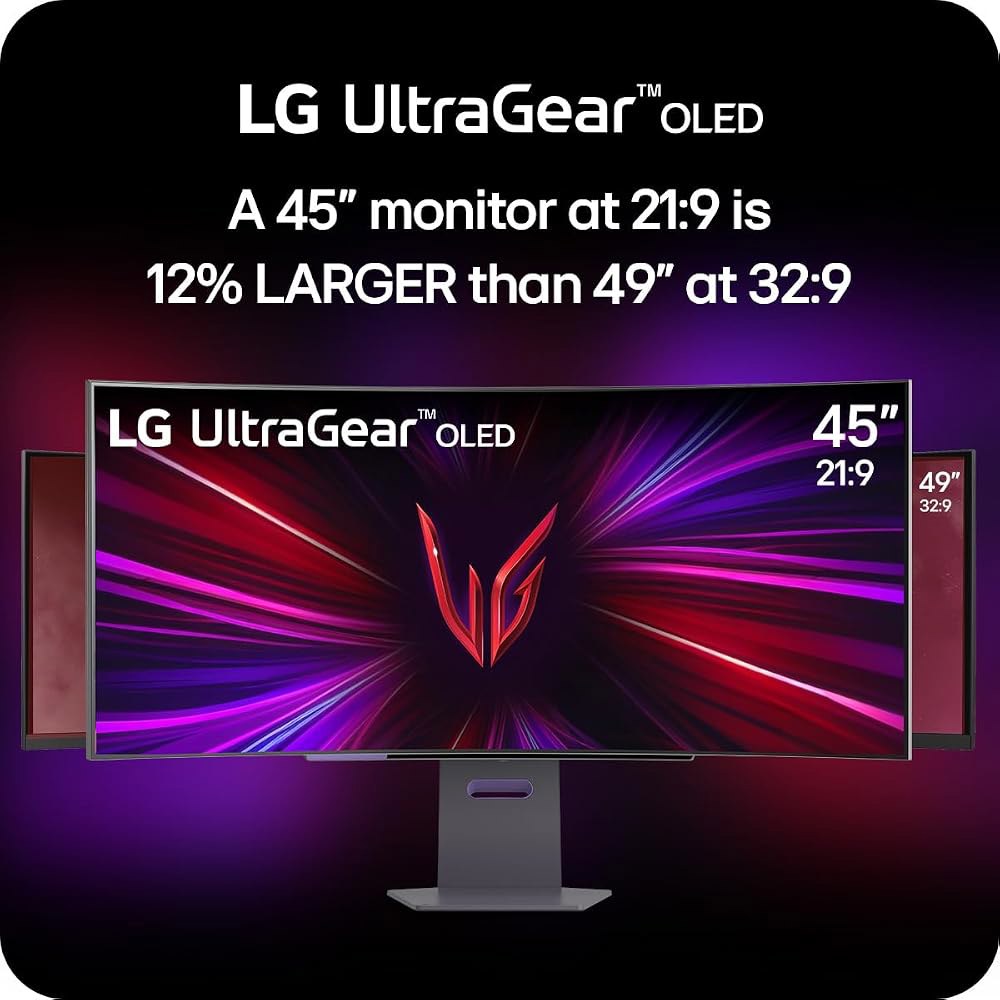 LG 45GS95QE 울트라기어 OLED 커브드 게이밍 모니터 45인치 WQHD 800R 240Hz 0.03ms 디스플레이 HDR 트루 블랙 400 AMD 프리싱크 프리미엄 프로 - 상세 이미지 2