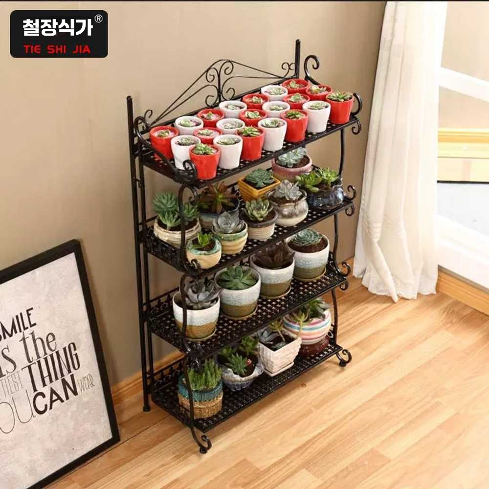 실내 다육이 선반 화분 거치대 받침 팬트리 선반대 5단 - 상세 이미지 2