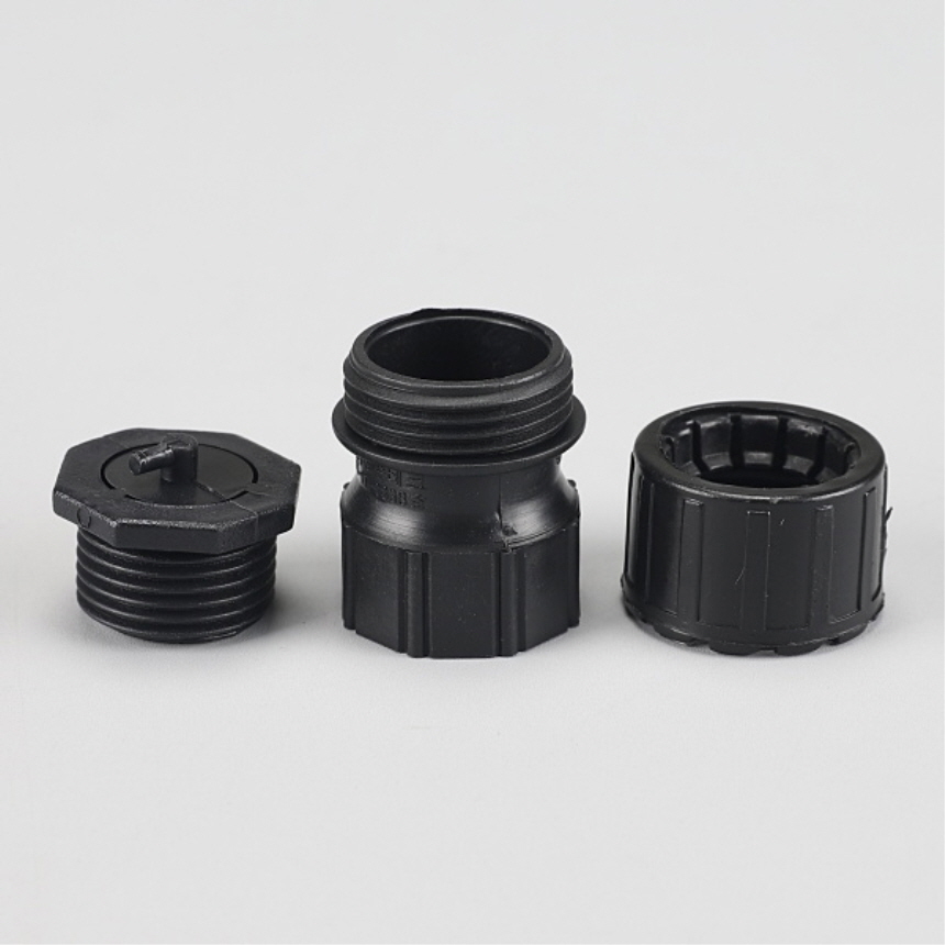 CD 파이프 콘넥타 전선관 전기공사 배관 박스 연결 커넥터 16mm 흑색 1봉 10개 - 상세 이미지 5