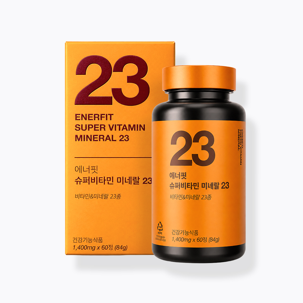 에너핏 슈퍼 멀티 비타민 미네랄 23종 올인원 종합 영양제 - 상품 이미지
